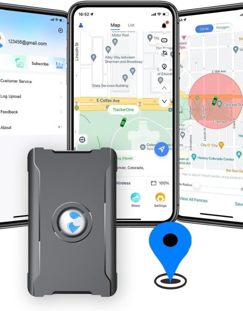 GPS Tracker for Vehicles Cars Long Battery Life up to 12 Months, Strong Magnetic, 10S Instant Updates, Geo-Fence, 4G Real Time Car Tracker Device Hidden Vehicle Tracking Devices, Subscription Needed